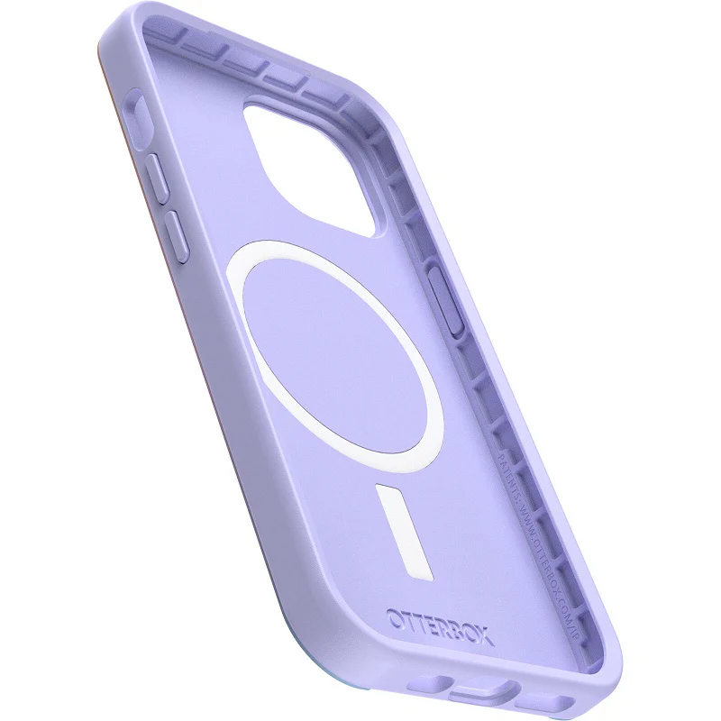 OtterBox Symmetry+ MagSafe iPhone 15 Standard 6.1 Case Soft Sunset Ombre - Image 2