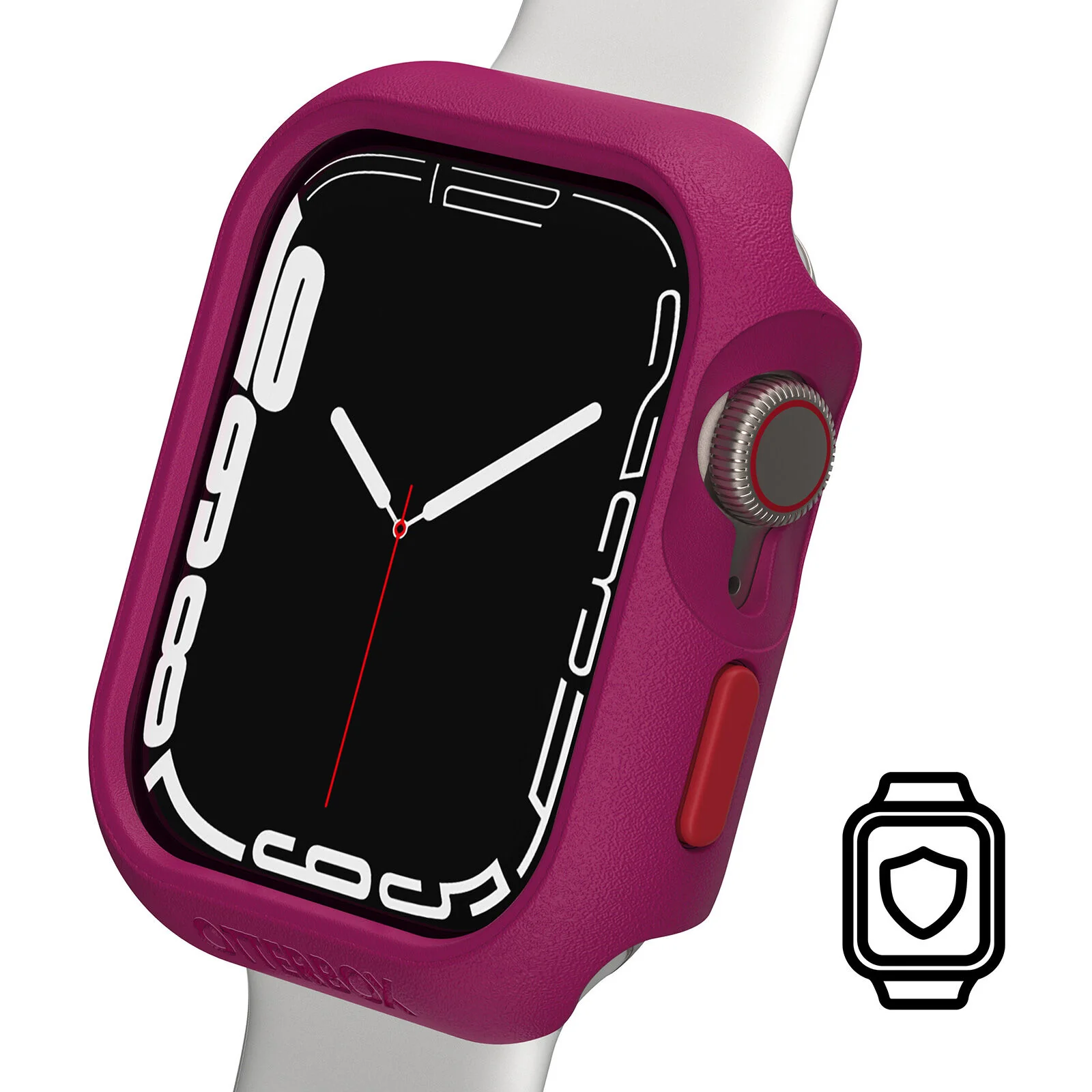 Otterbox Watch Bumper For Apple Series 9 / 8 / 7 45mm - Strawberry Shortcake Pink - Image 4