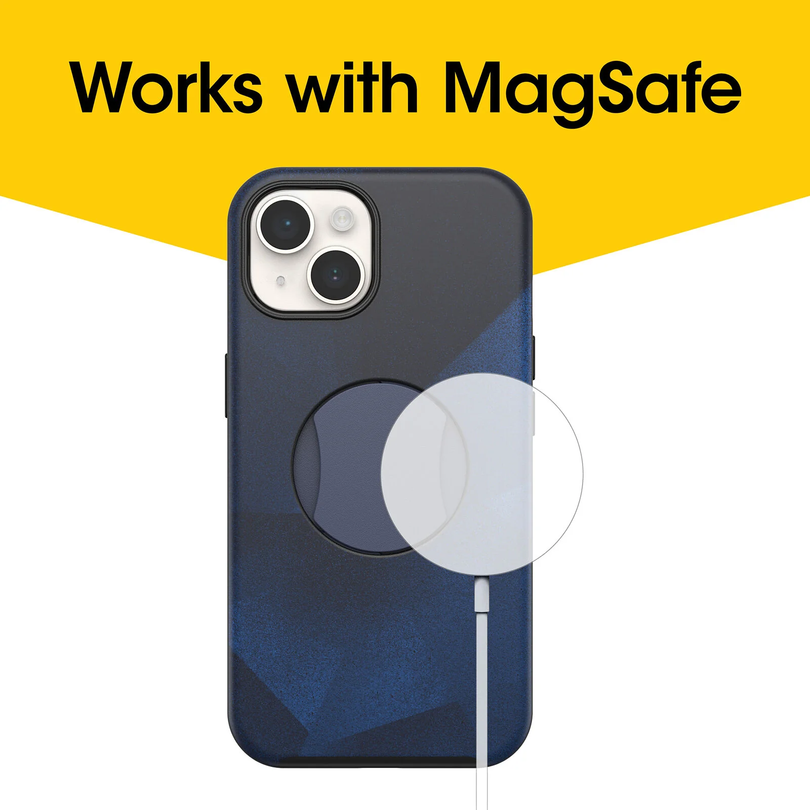 OtterGrip Symmetry Case with MagSafe iPhone 14 / 13 - Blue Storm - Image 5