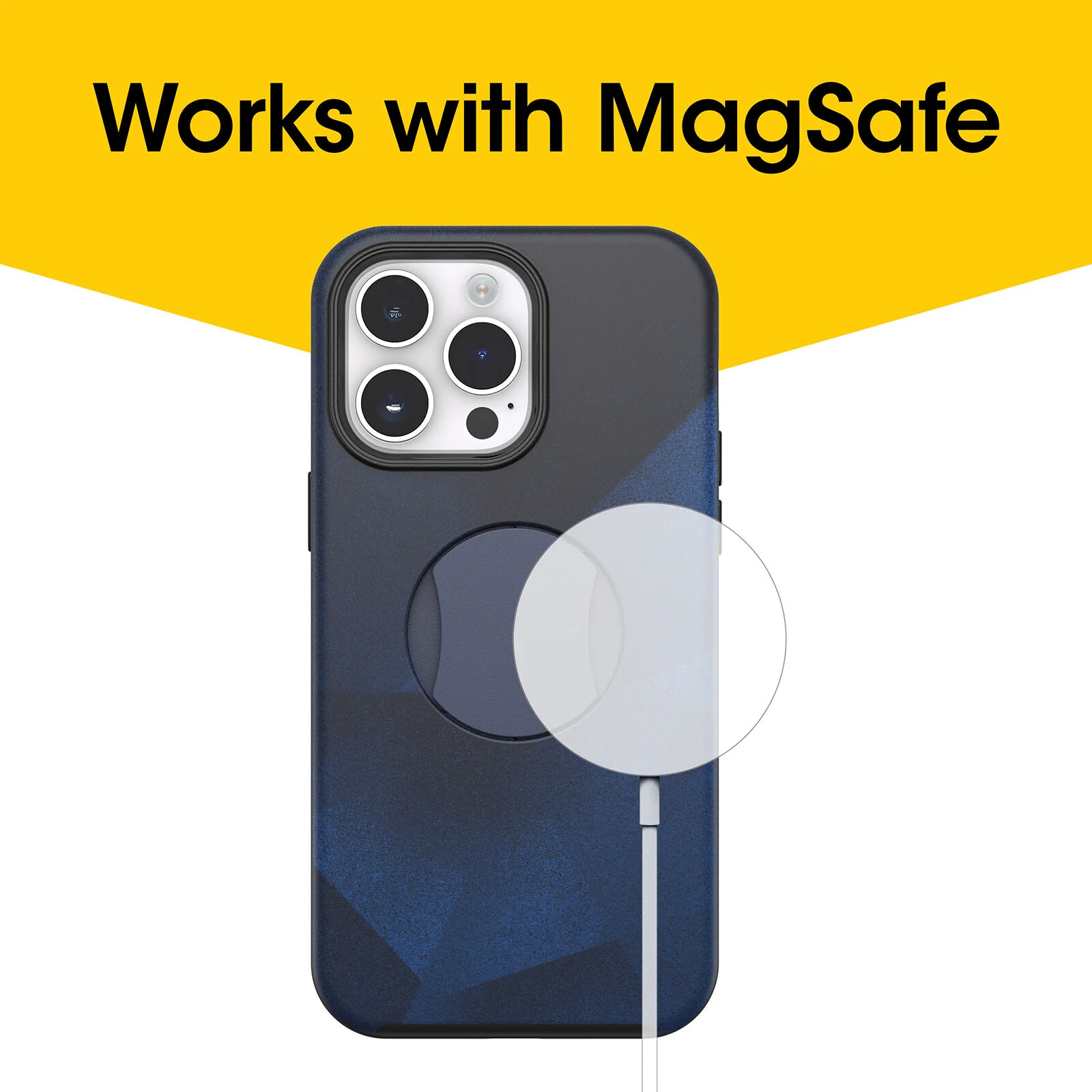 OtterGrip Symmetry Case with MagSafe iPhone 14 Pro Max 6.7 inch - Blue Storm - Image 5