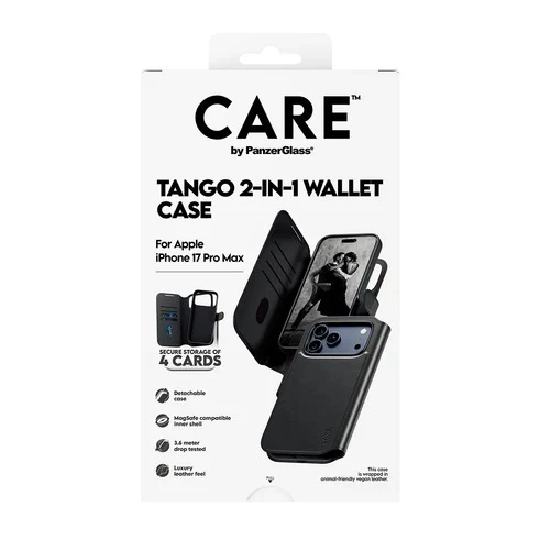 Panzer Care Tango Wallet Two in One Magsafe Case - iPhone 17 Pro - Black - Image 9