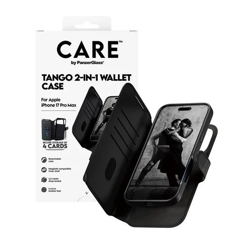 Panzer Care Tango Wallet Two in One Magsafe Case - iPhone 17 Pro Max - Black - Image 6