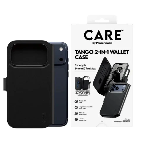 Panzer Care Tango Wallet Two in One Magsafe Case - iPhone 17 Pro Max - Black - Image 7