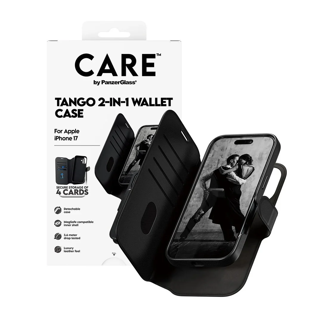 Panzer Care Tango Wallet Two in One Magsafe Case - iPhone 17 Standard - Black - Image 4