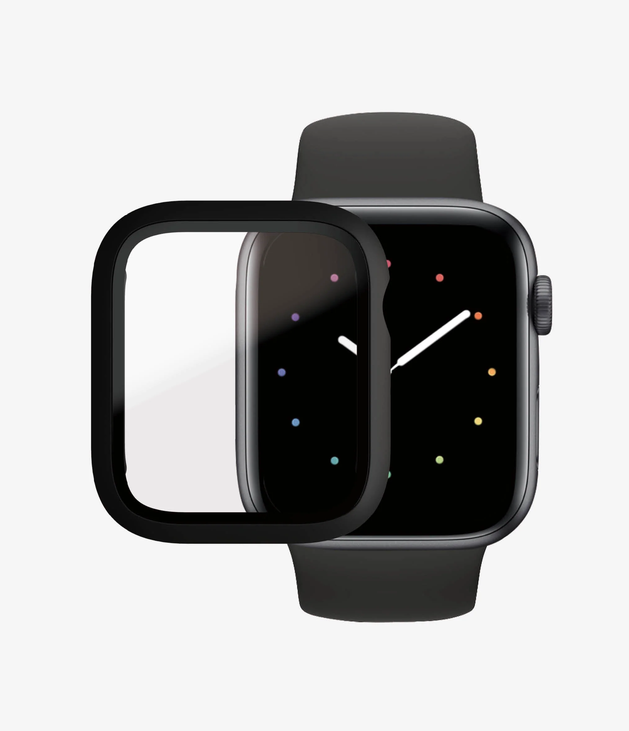 PanzerGlass Full Body Protection Apple Watch 4 / 5 / 6 / SE 44mm - Black - Image 7