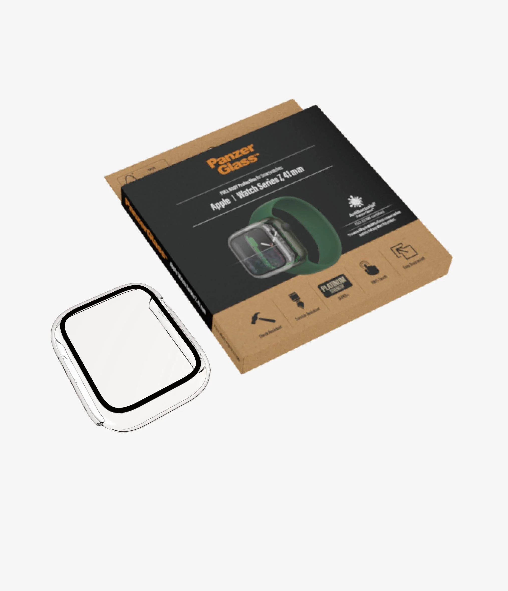 PanzerGlass Full Body Protection for Apple Watch 7 41mm - Clear - Image 5