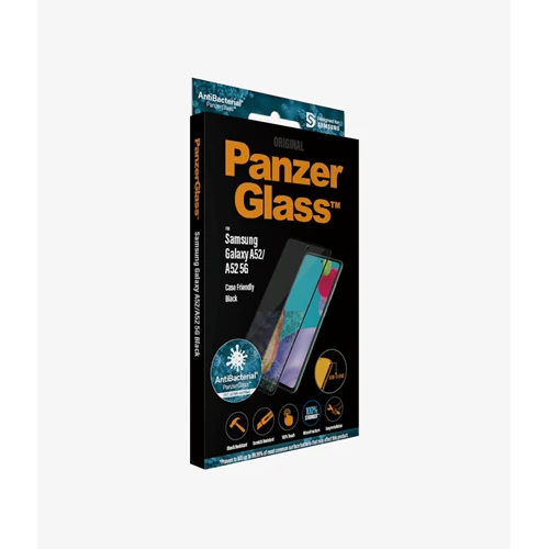 PanzerGlass Screen Guard Samsung A52 4G & 5G  & A53 5G Clear Black Frame - Image 3