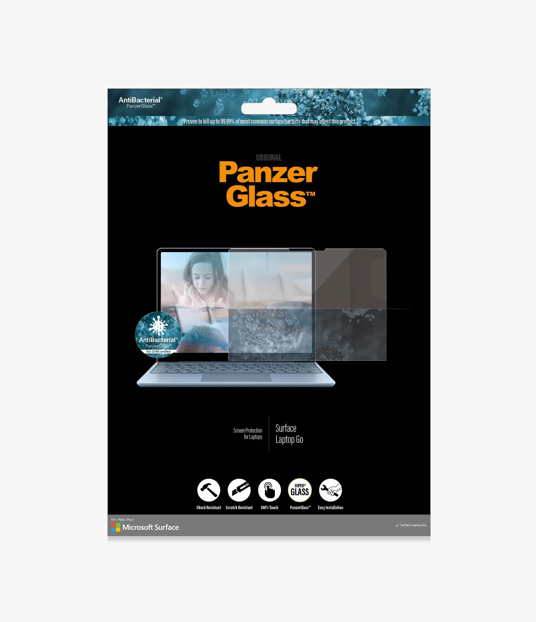 PanzerGlass Screen Guard for Microsoft Surface Laptop Go - Image 3