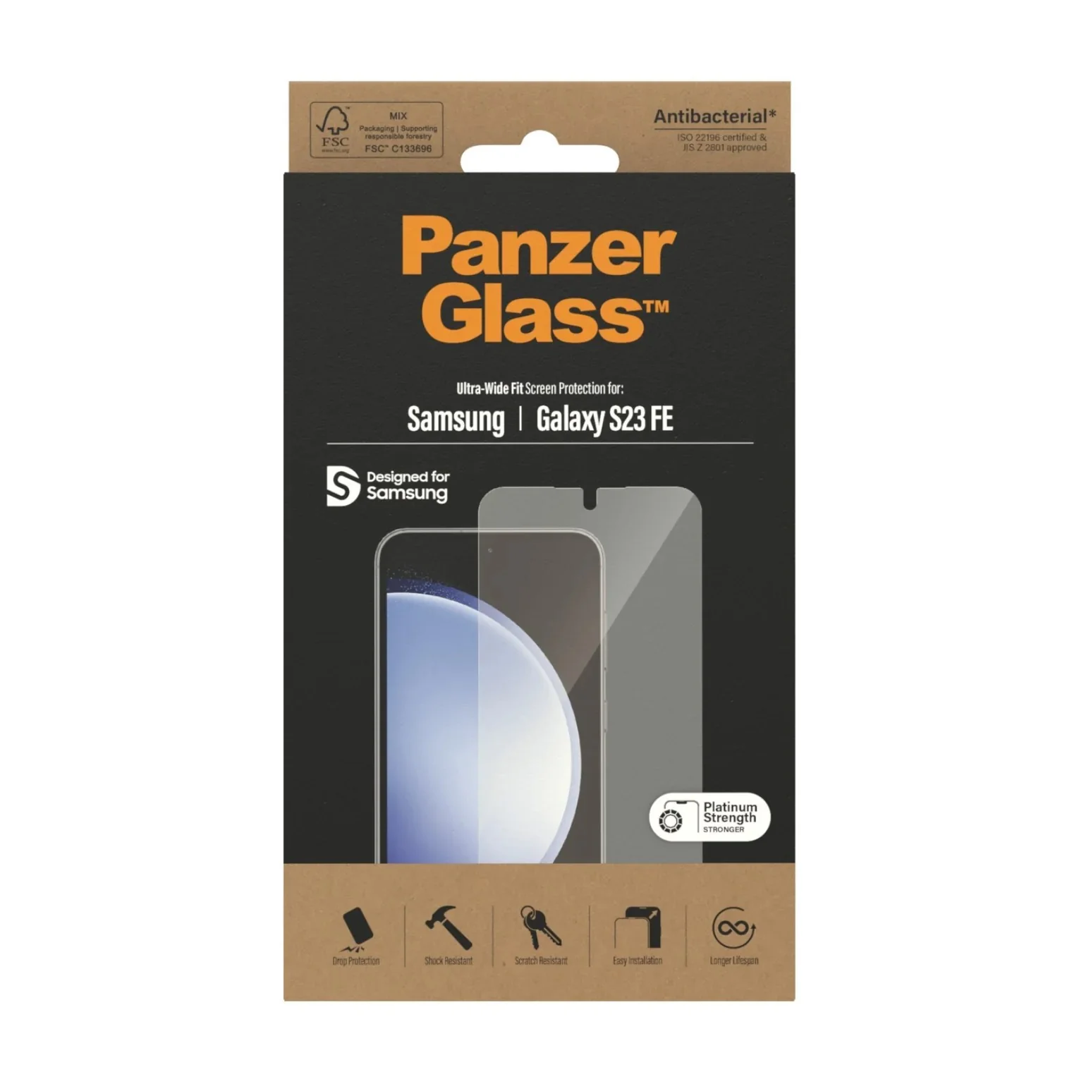 Panzer Glass Ultra Wide Fit Screen Guard Samsung S23 FE 6.4 - Image 3