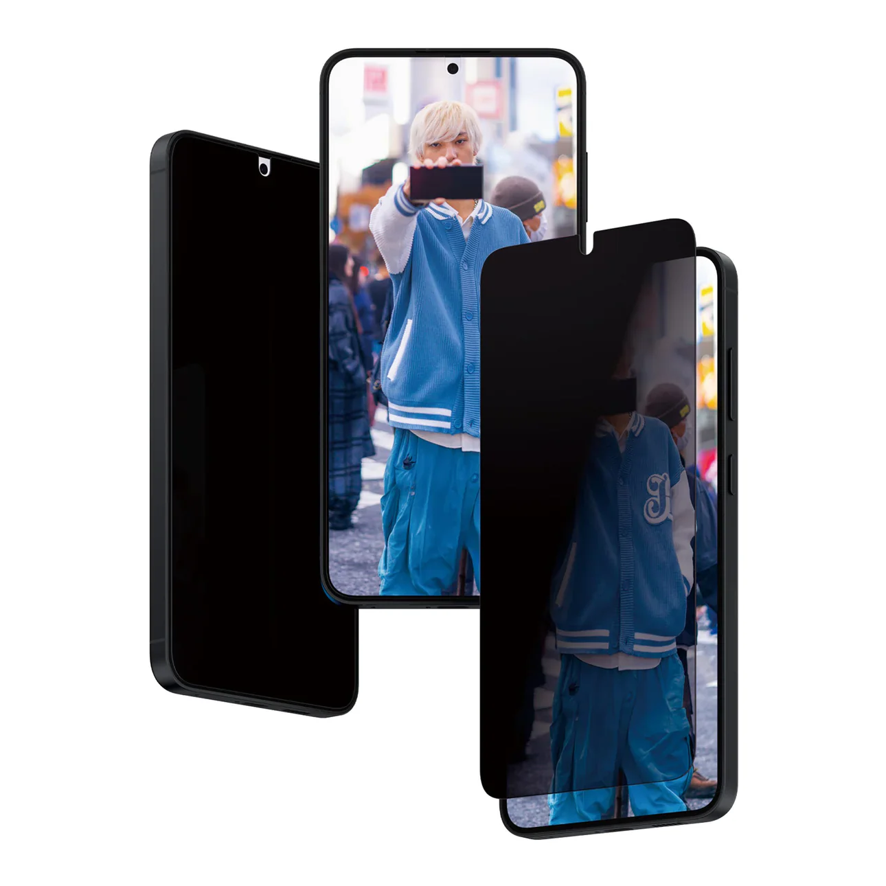 PanzerGlass Ultra Wide Privacy Screen Protector S24 Plus 6.7 inch - Tinted - Image 4