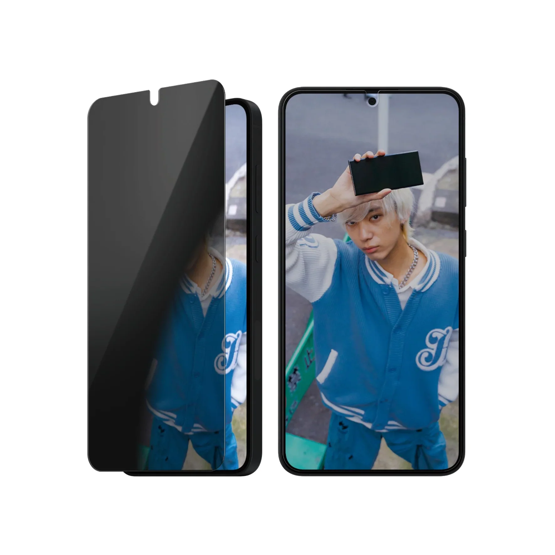 PanzerGlass UW Privacy Glass Screen Guard Samsung S25 Plus & S24 Plus 6.7 - Tinted - Image 2
