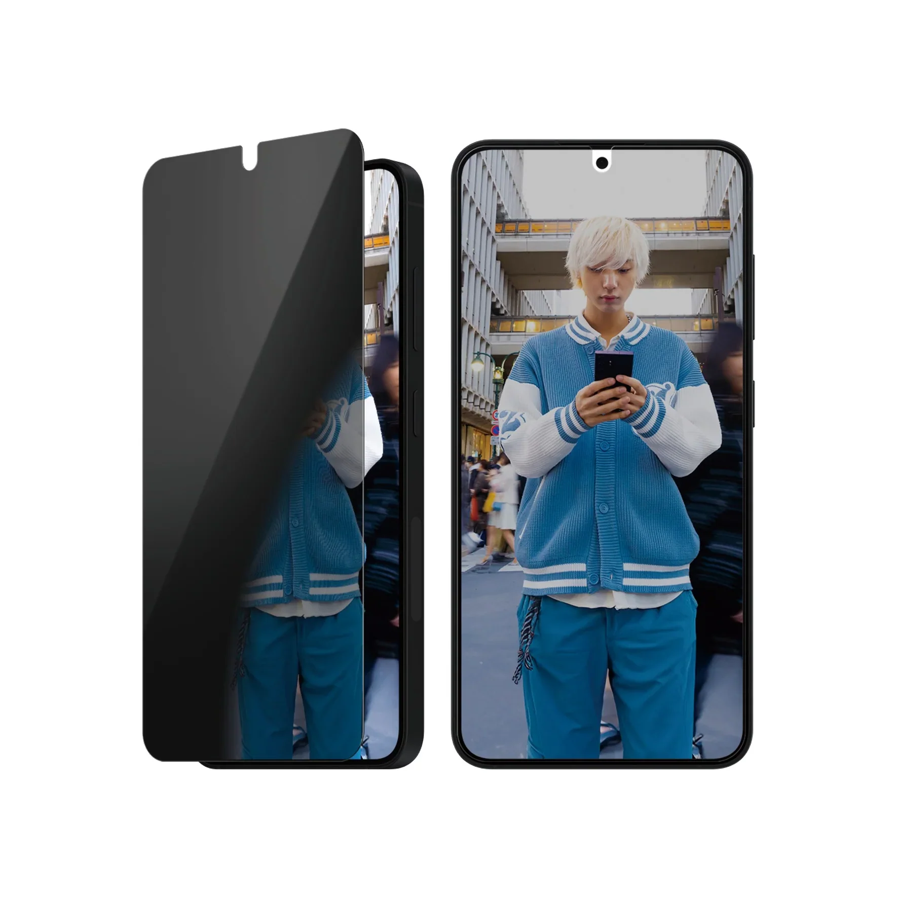 PanzerGlass UW Privacy Screen Guard Samsung S25 & S24 Standard 6.2 - Tint - Image 2