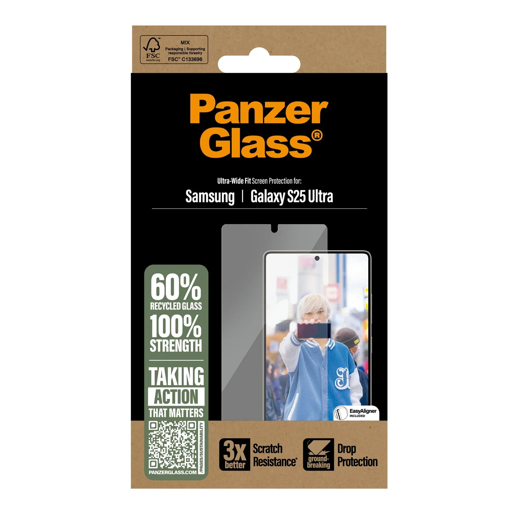 PanzerGlass UW Screen Guard Samsung S25 Ultra 6.9 - Clear - Image 2