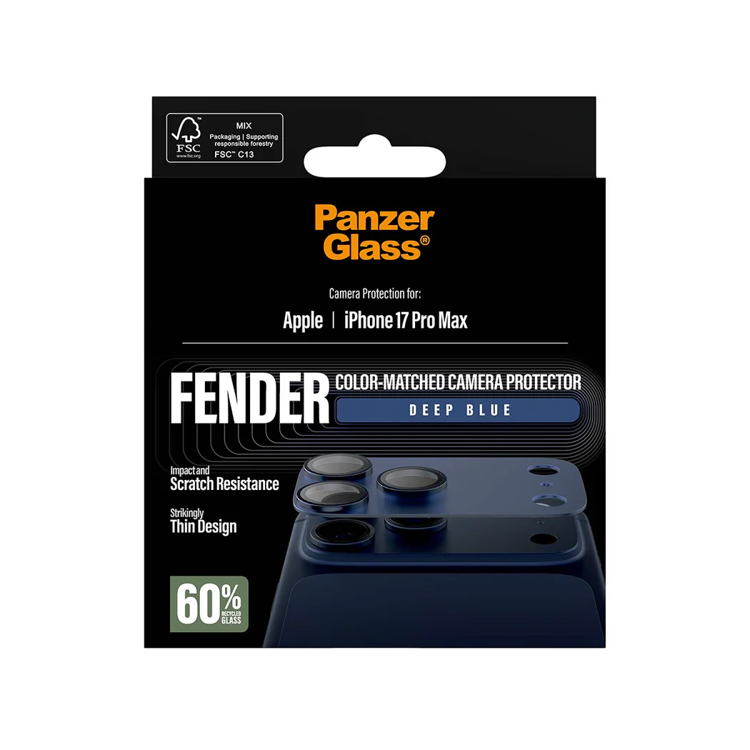 PanzerGlass® Fender Camera Protector for iPhone 17 Pro Max – Blue - Image 5