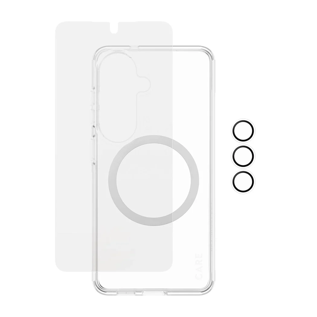 PanzerGlass CARE 3 in 1 Bundle for Samsung Galaxy S26 Standard - Clear - Image 5