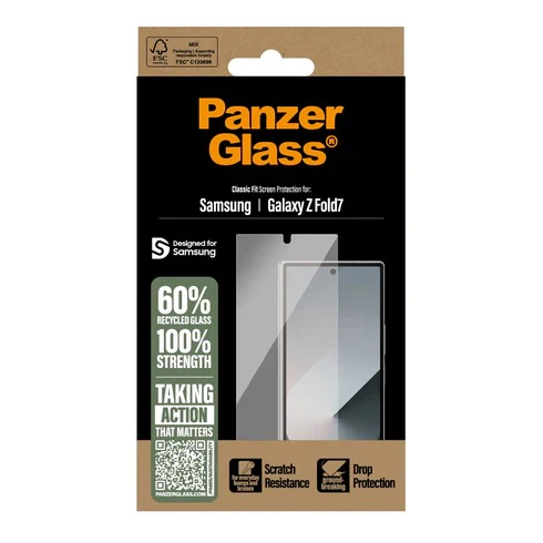 PanzerGlass Classic Fit Screen Protector for Samsung Galaxy Z Fold 7 - Image 4