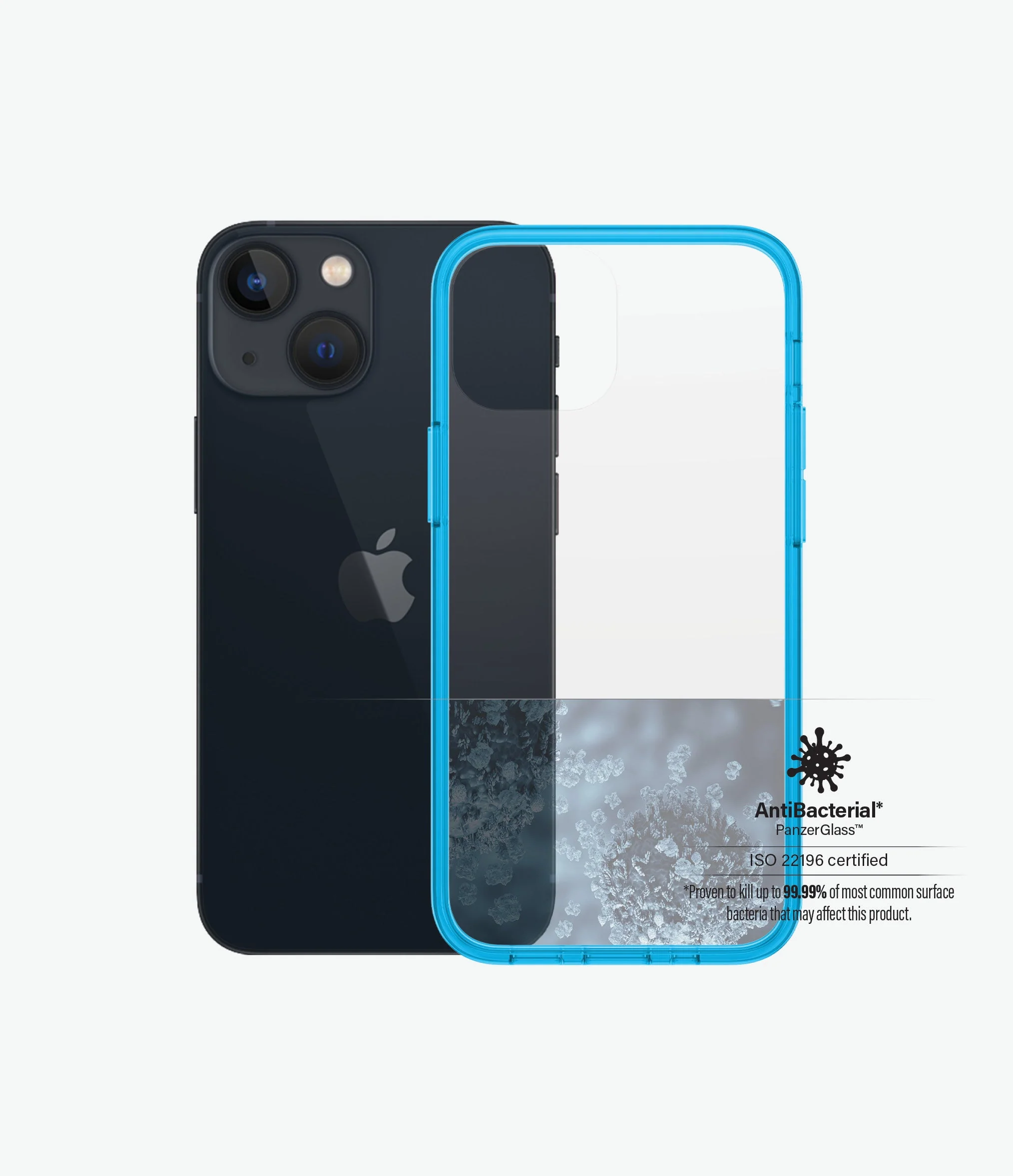 PanzerGlass Clear Case Apple iPhone 13 Mini - Bondi Blue - Image 2