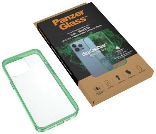 PanzerGlass ClearCaseColor Apple iPhone 13 Standard - Lime Green - Image 5