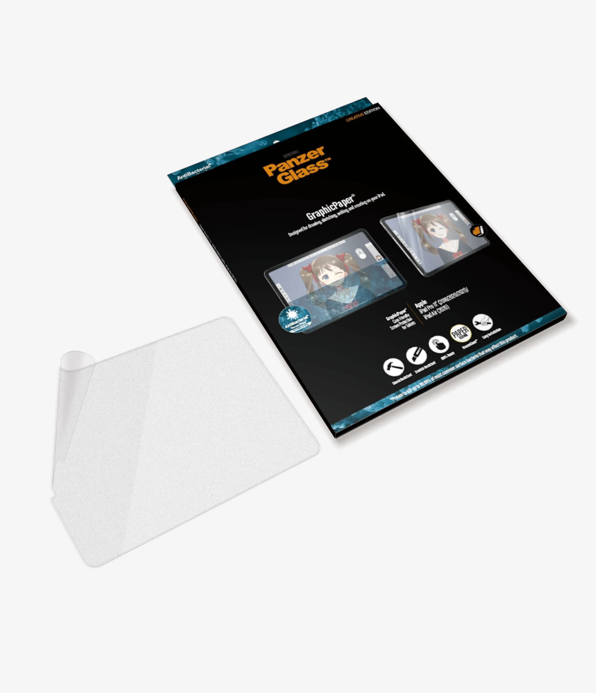 PanzerGlass GraphicPaper Apple iPad Pro 11 1st-4th and iPad Air 5/4 - Paper Feel - Image 4