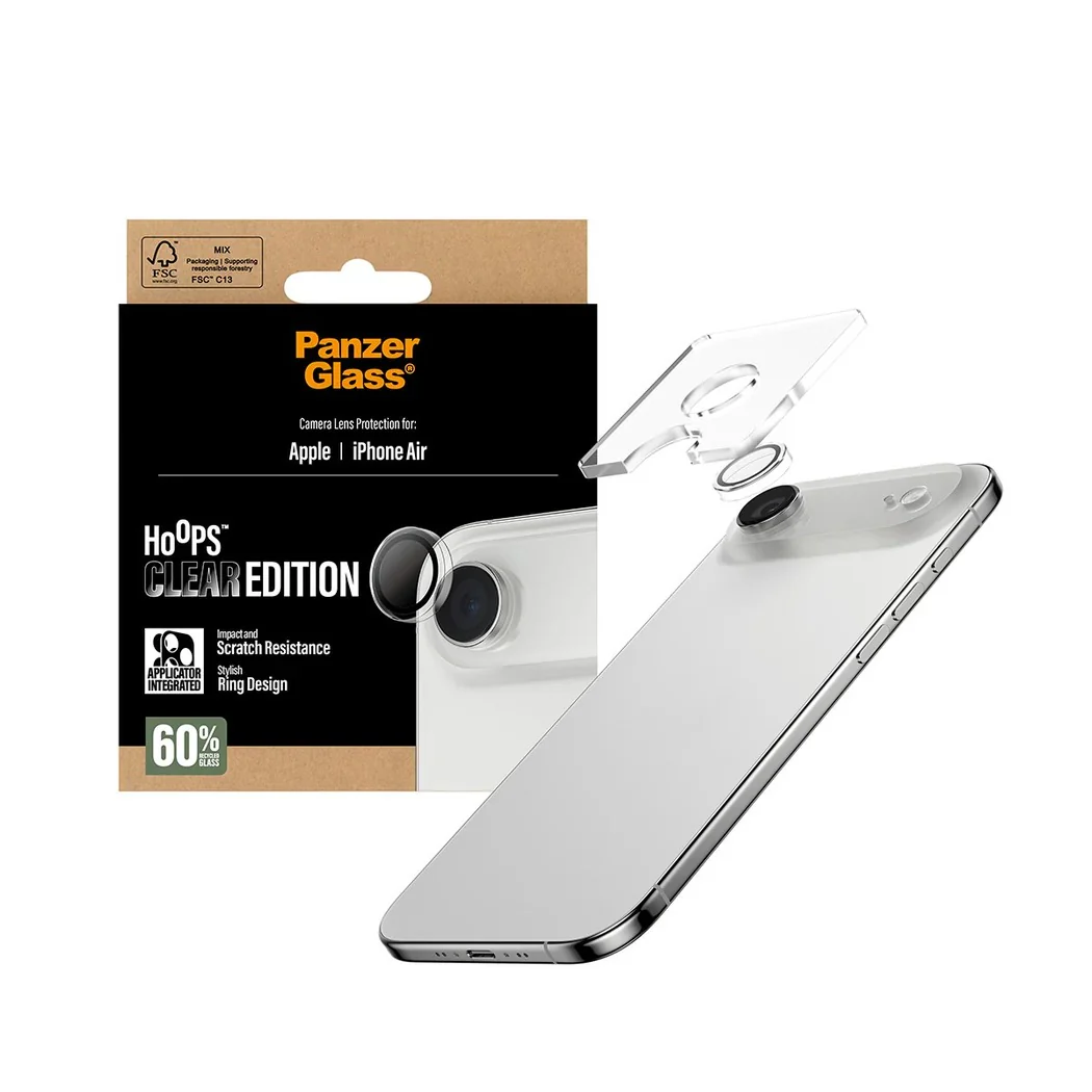 PanzerGlass Hoops® Lens Protector – iPhone 17 Air – Clear - Image 3