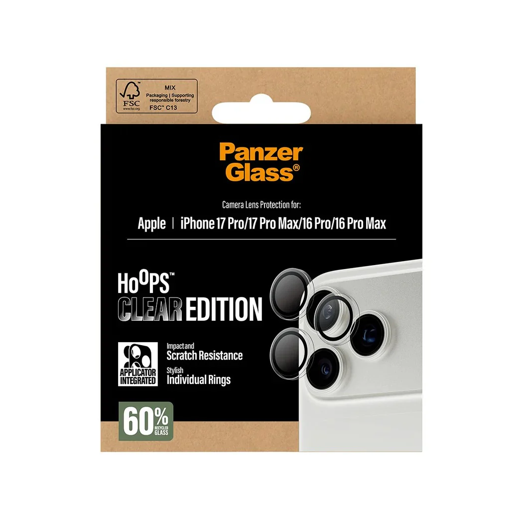 PanzerGlass Hoops® Lens Protector – iPhone 17 Pro / 17 Pro Max / 16 Pro / 16 Pro Max – Clear - Image 11