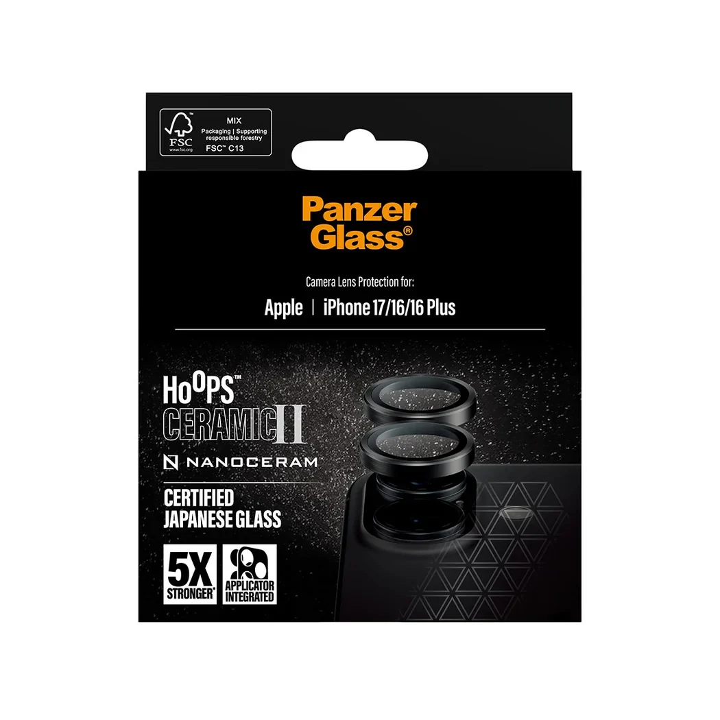 PanzerGlass Hoops® Lens Protector – iPhone 17 Standard / 16 / 16 Plus – Ceramic - Image 5