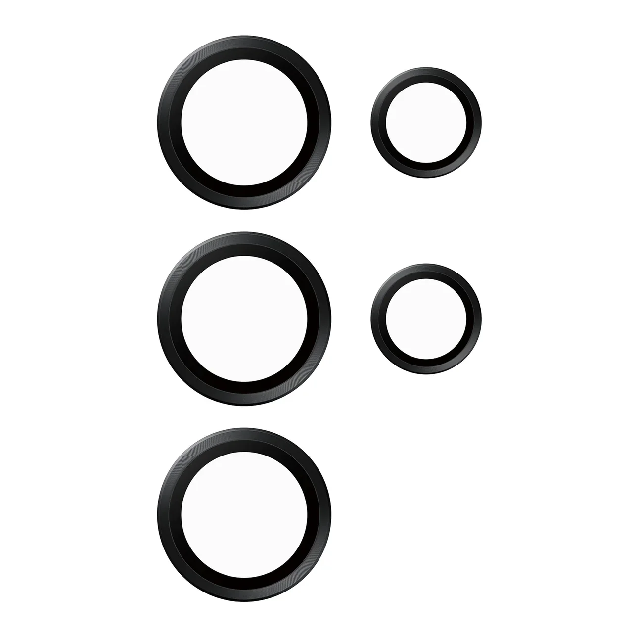 PanzerGlass Hoops Camera Lens Protector for Samsung Galaxy S24 Ultra - Black - Image 4