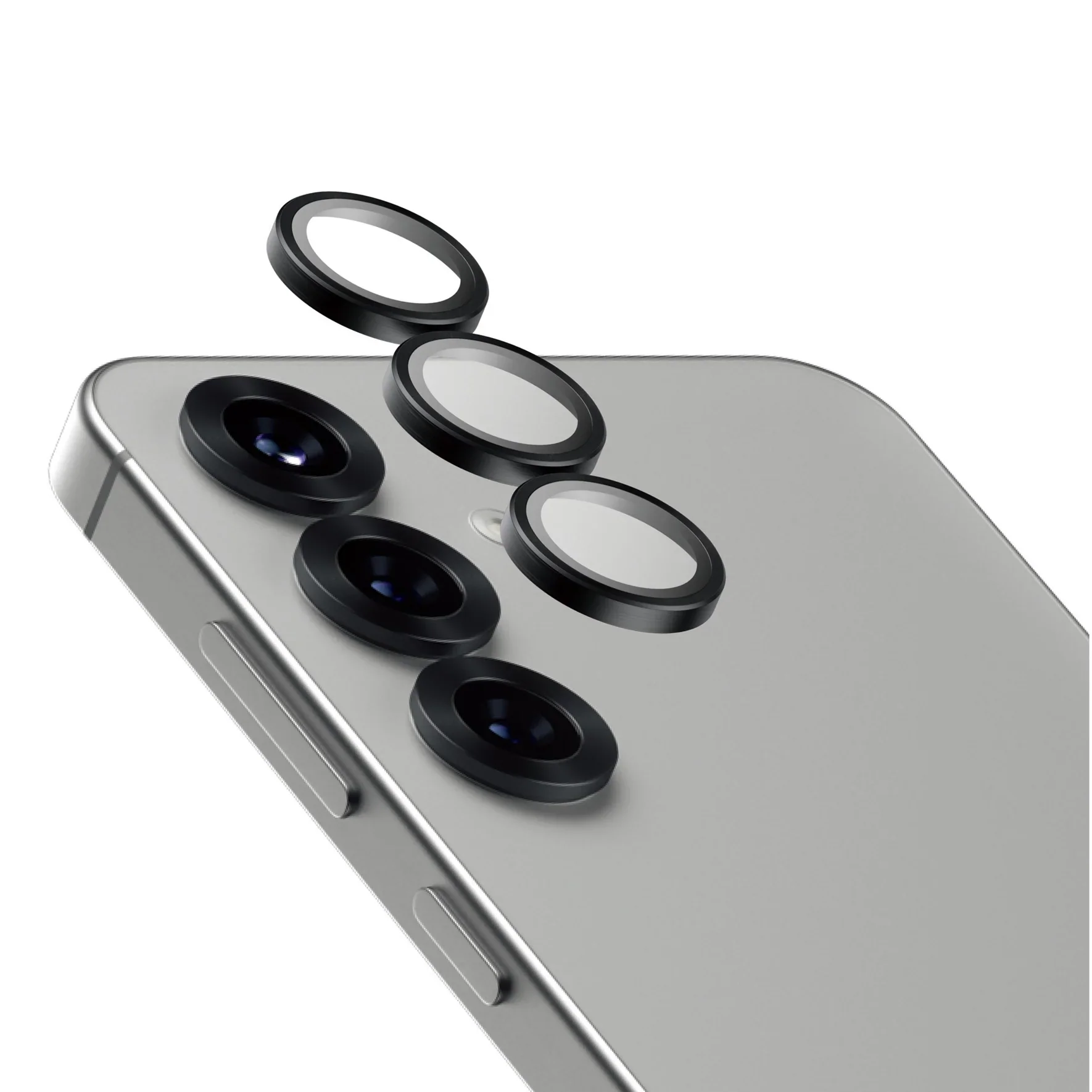 PanzerGlass Hoops Camera Lens Protector Samsung Galaxy S25 Plus - Black - Image 2