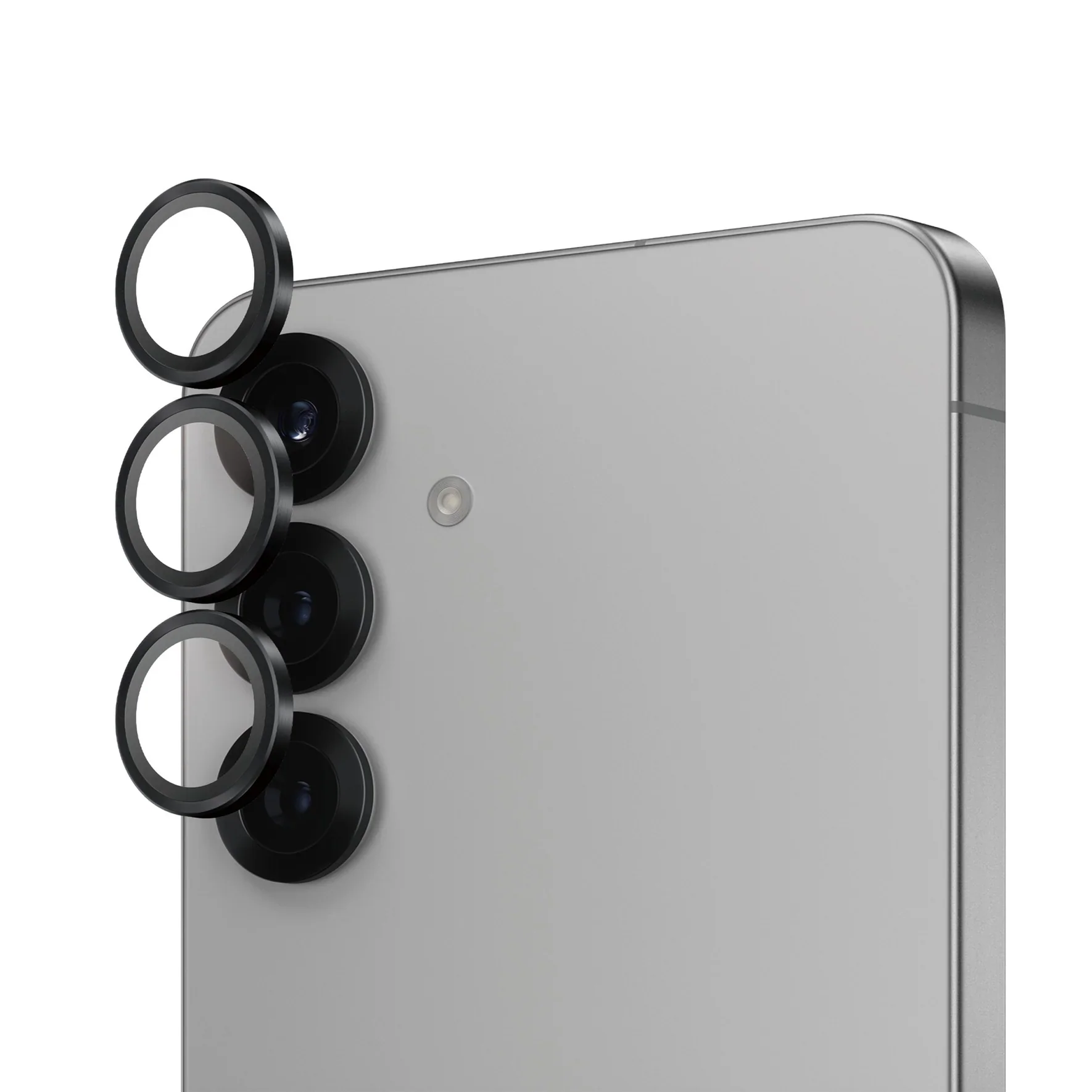 PanzerGlass Hoops Camera Lens Protector Samsung Galaxy S25 Plus - Black - Image 4