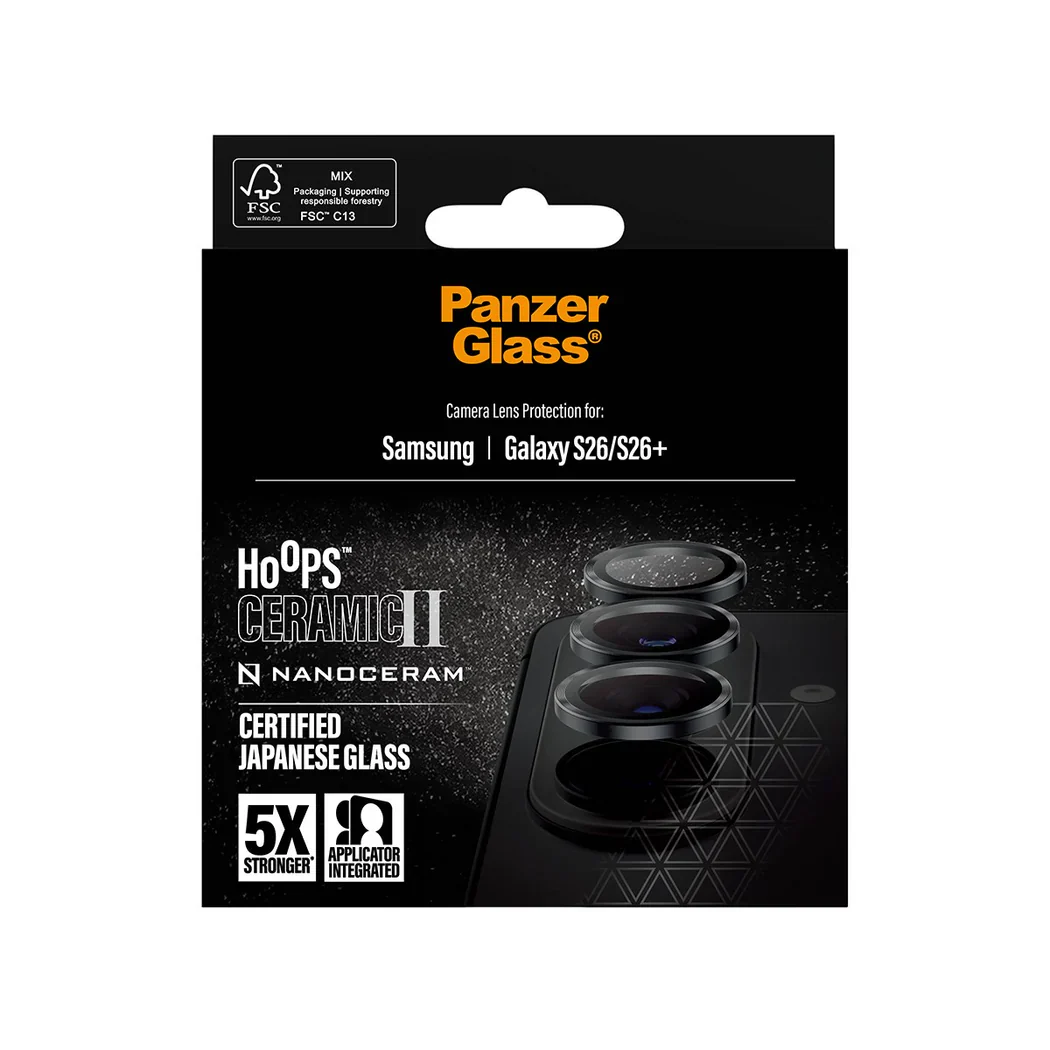 PanzerGlass Hoops Ceramic Lens Protector Samsung S26 Standard / S26 Plus - Image 5