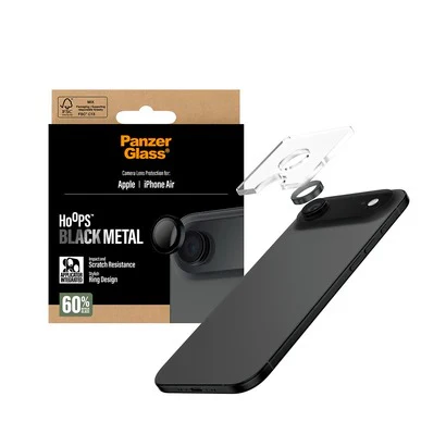 PanzerGlass Hoops® Lens Protector – iPhone 17 Air – Black - Image 3