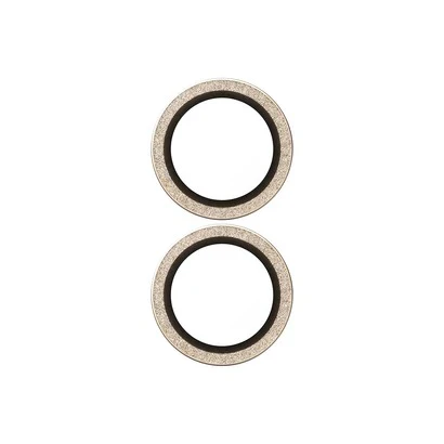 PanzerGlass Hoops® Lens Protector – iPhone 17 Standard / 16 / 16 Plus – Glitter Gold - Image 4