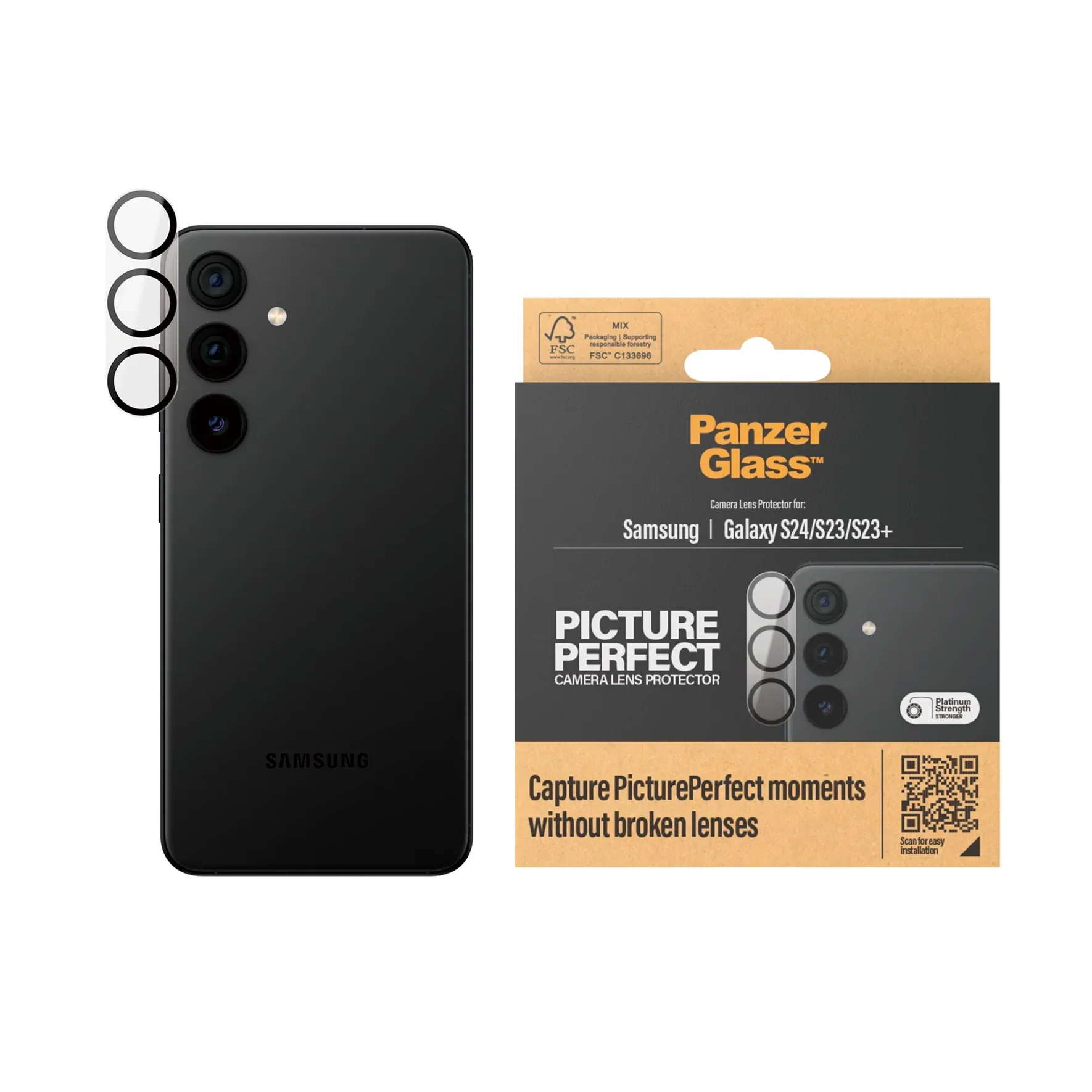 PanzerGlass PicturePerfect Camera Lens Protector Samsung Galaxy S24 - Image 2