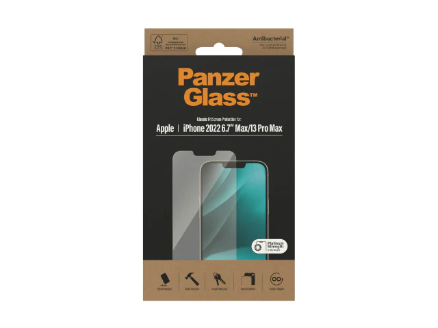PanzerGlass Screen Guard Classic Fit iPhone 14 Plus 6.7 & 13 Pro Max - Image 2
