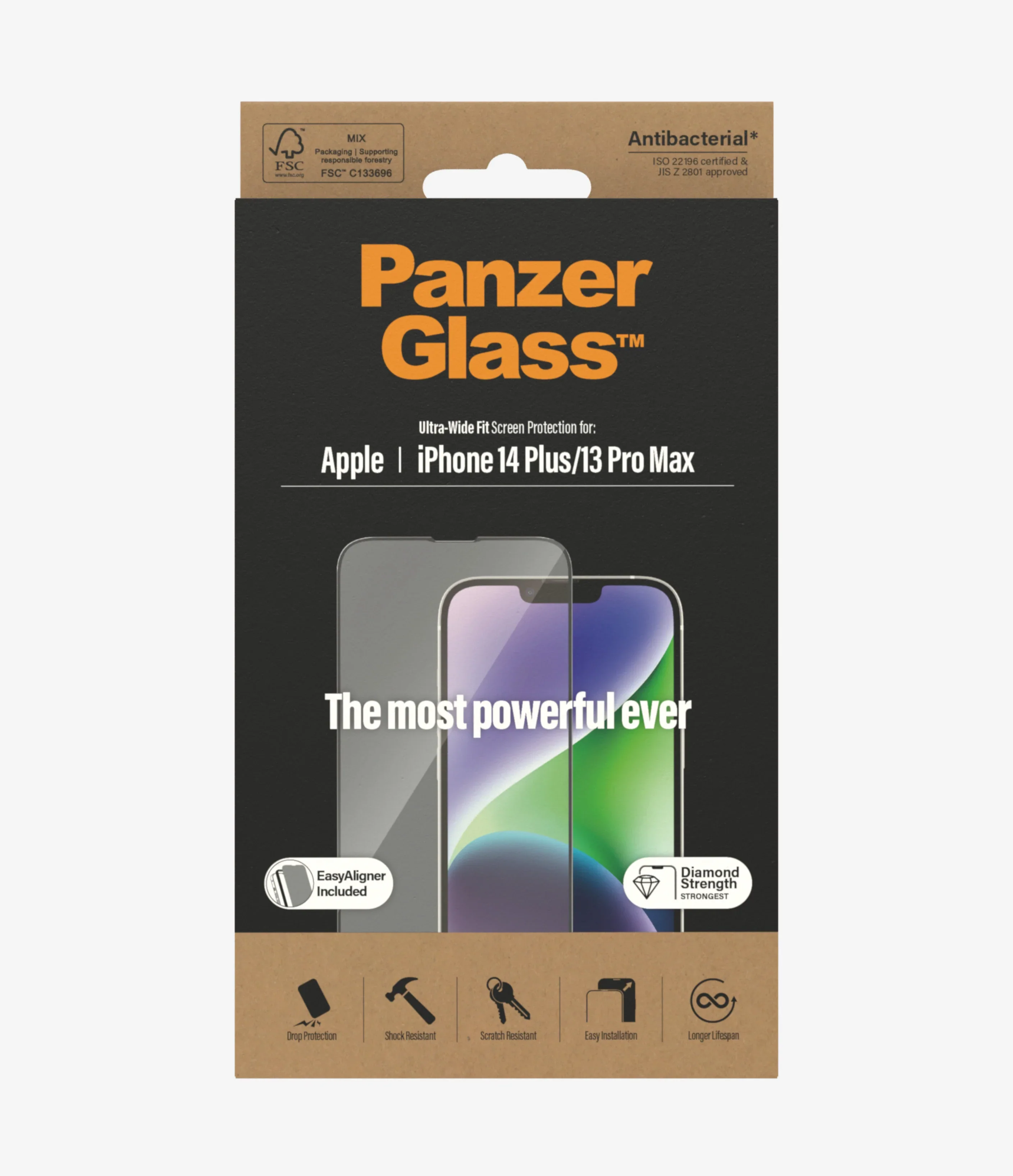 PanzerGlass Screen Guard Ultra Wide iPhone 16 Plus / 15 Plus / 14 Plus / 13 Pro Max - Image 5