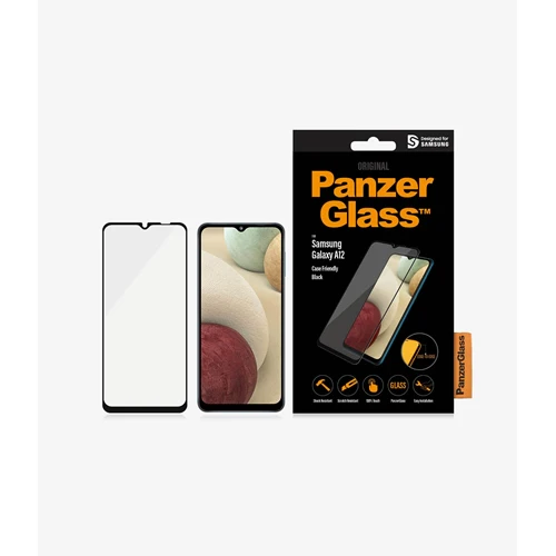 PanzerGlass Screen Guard Samsung Galaxy A12 - Clear Black - Image 2