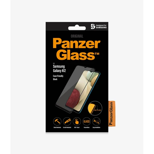 PanzerGlass Screen Guard Samsung Galaxy A12 - Clear Black - Image 4