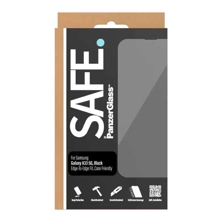 PanzerGlass Screen Guard Samsung A33 5G Edition Clear Black Frame - Image 2
