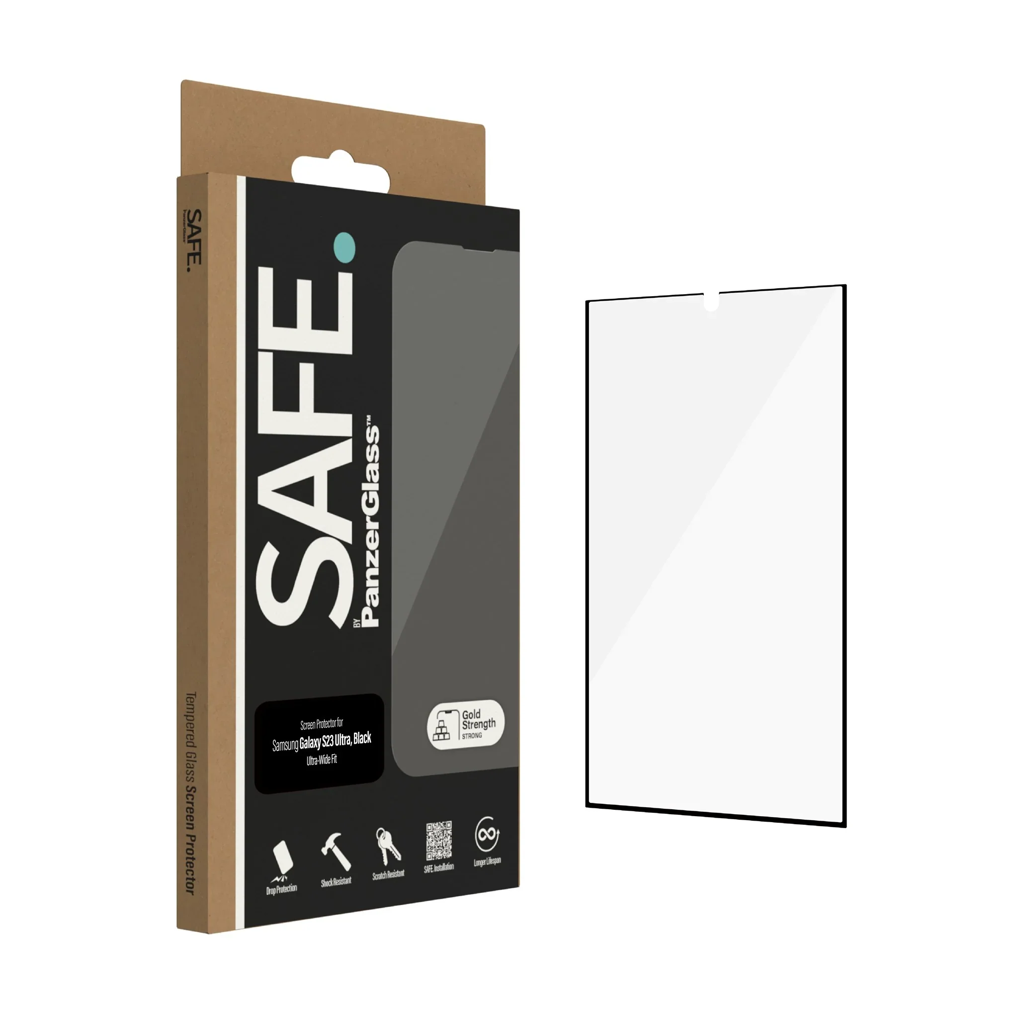 PanzerGlass Screen Guard (rPET Film) Samsung S23 Ultra 6.8 - Clear - Image 2