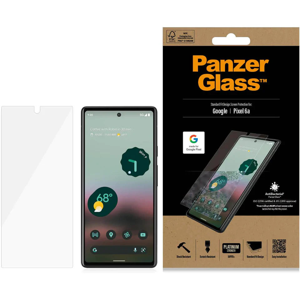 PanzerGlass Screen Guard Tempered Glass Pixel 6A 6.1 inch - Image 2