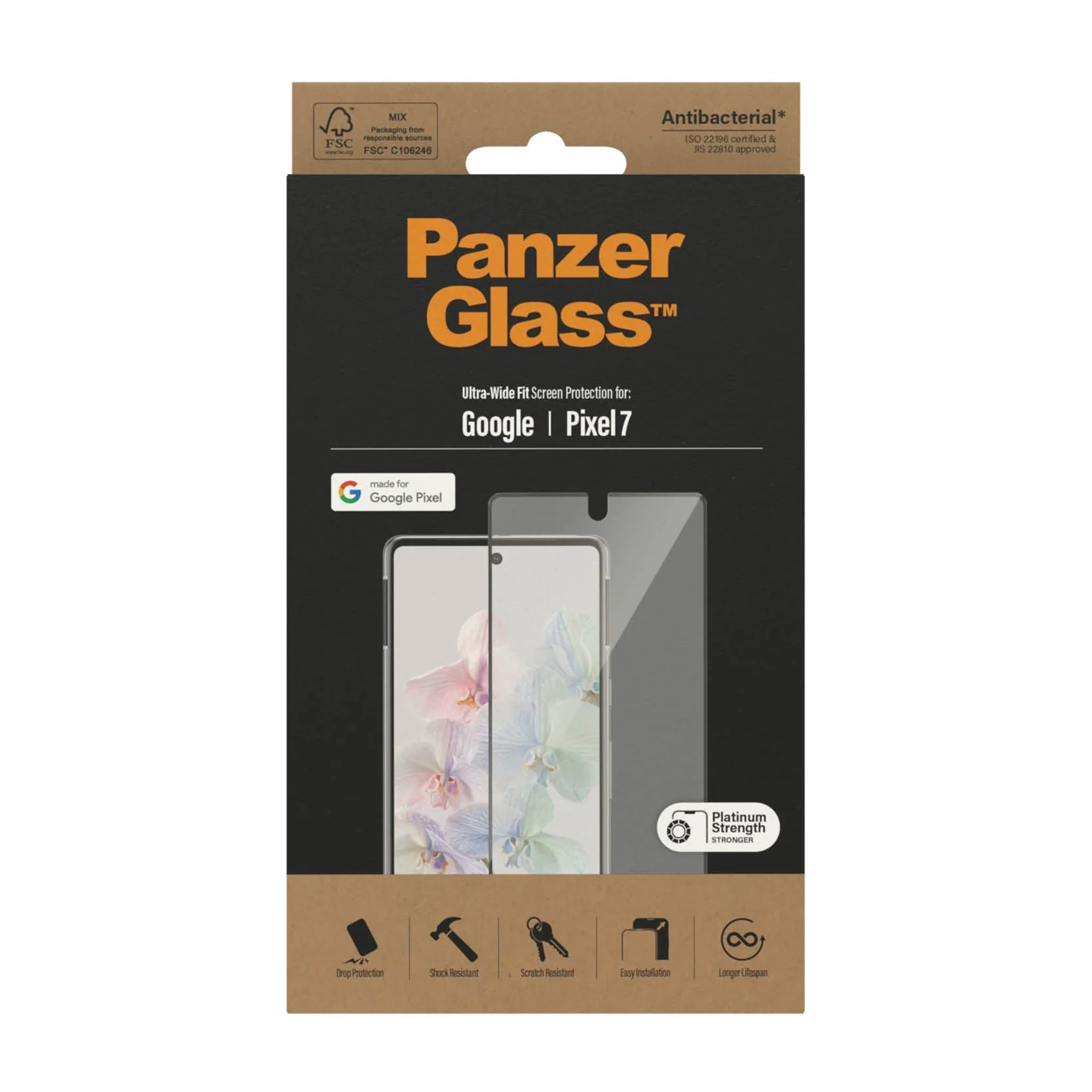 PanzerGlass Screen Guard Tempered Glass Pixel 7 Standard 6.3 inch - Image 3