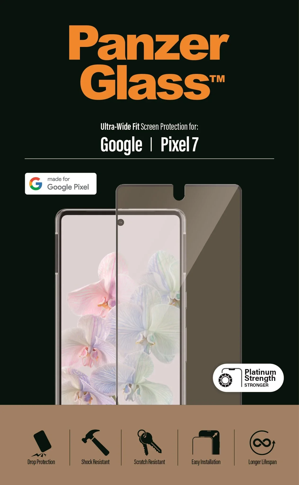 PanzerGlass Screen Guard Tempered Glass Pixel 7 Standard 6.3 inch - Image 4