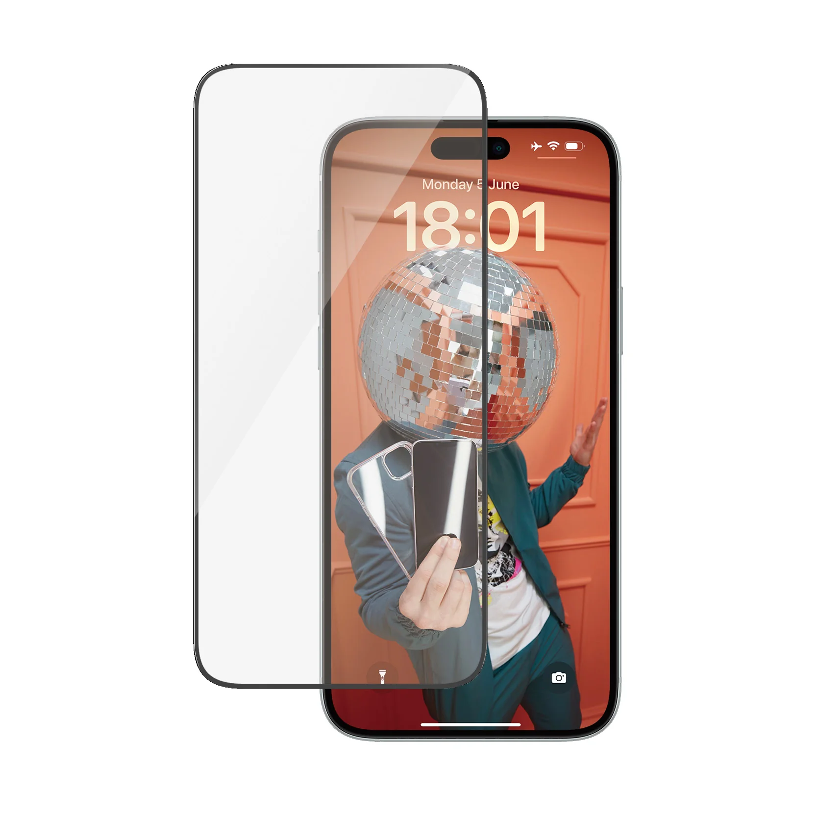PanzerGlass Screen Guard Ultra Wide iPhone 16 Plus / 15 Plus / 14 Plus / 13 Pro Max 6.7 - Clear - Image 2