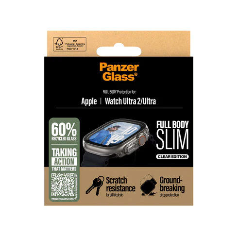 PanzerGlass Screen Protector Full Body Protection for Apple Watch Ultra / Ultra 2/ Ultra 2024 - Image 3