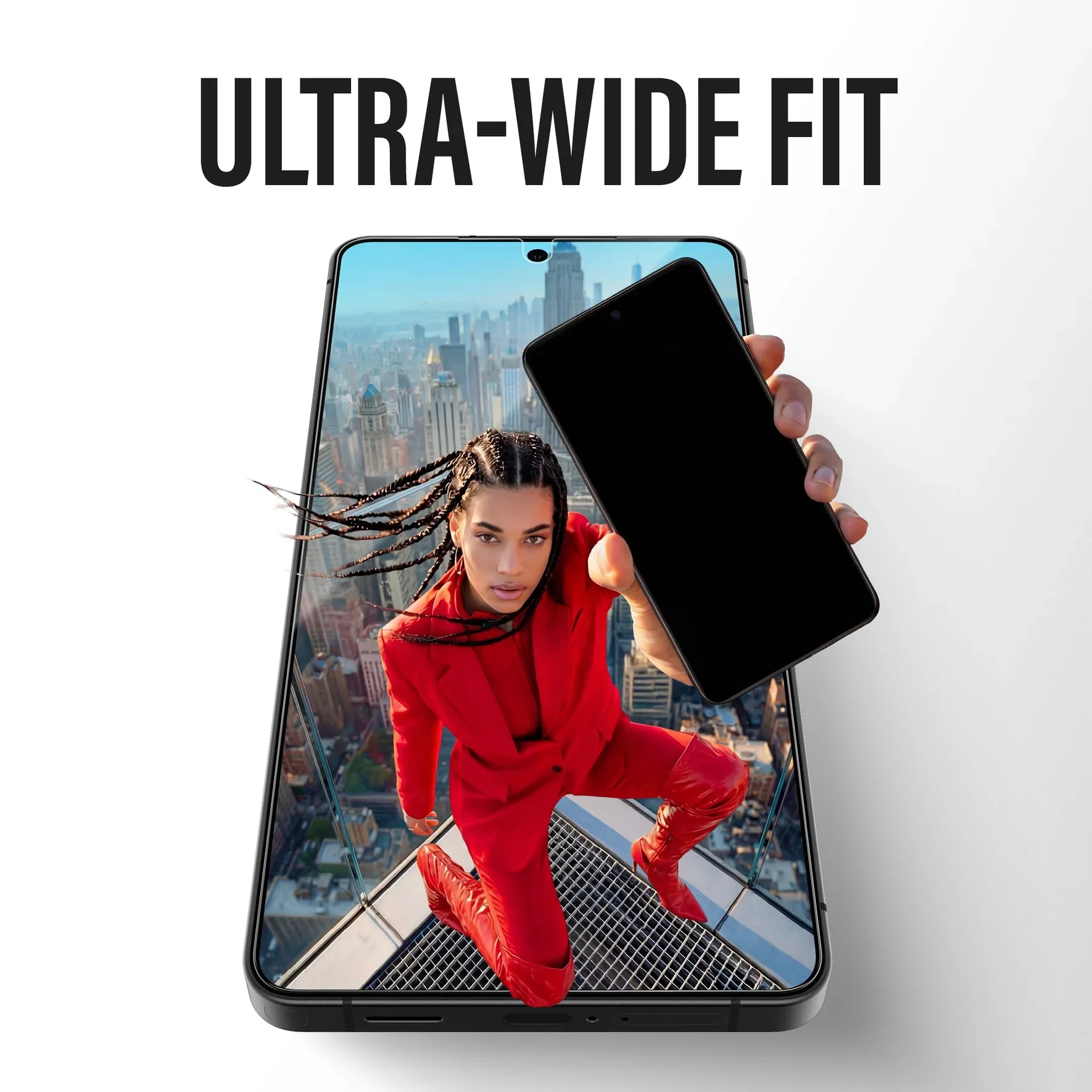 PanzerGlass Screen Protector Ultra Wide Fit Samsung Galaxy S26 Plus - Image 5