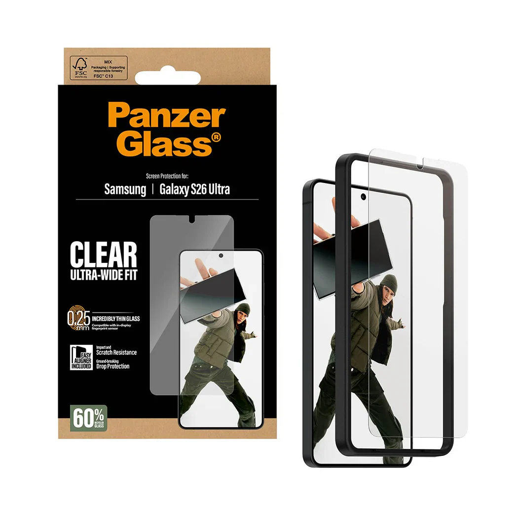 PanzerGlass Screen Protector Ultra Wide Fit Samsung Galaxy S26 Ultra - Image 3