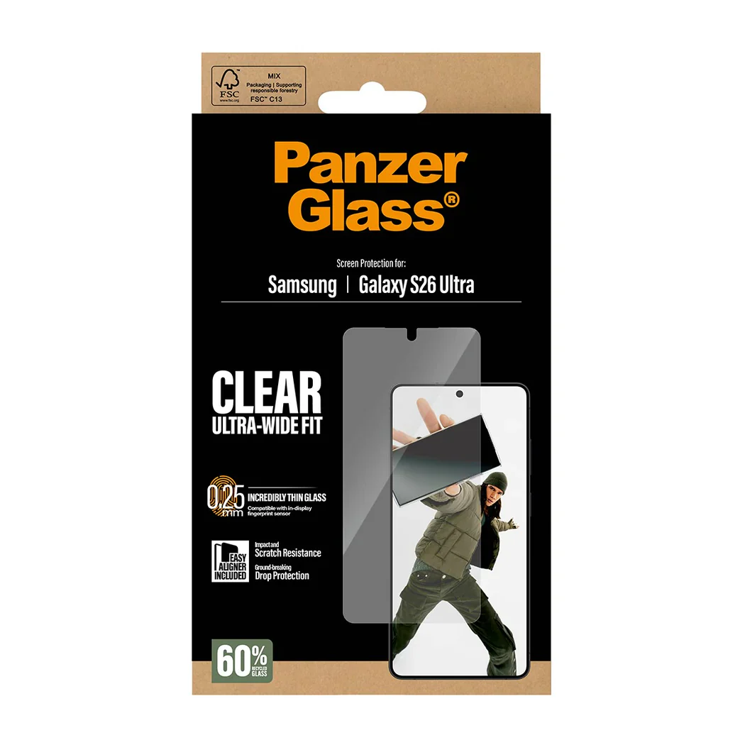 PanzerGlass Screen Protector Ultra Wide Fit Samsung Galaxy S26 Ultra - Image 4