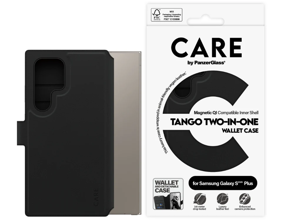 PanzerGlass Tango Wallet Case 2in1 Samsung S25 Ultra 6.9 - Black - Image 2