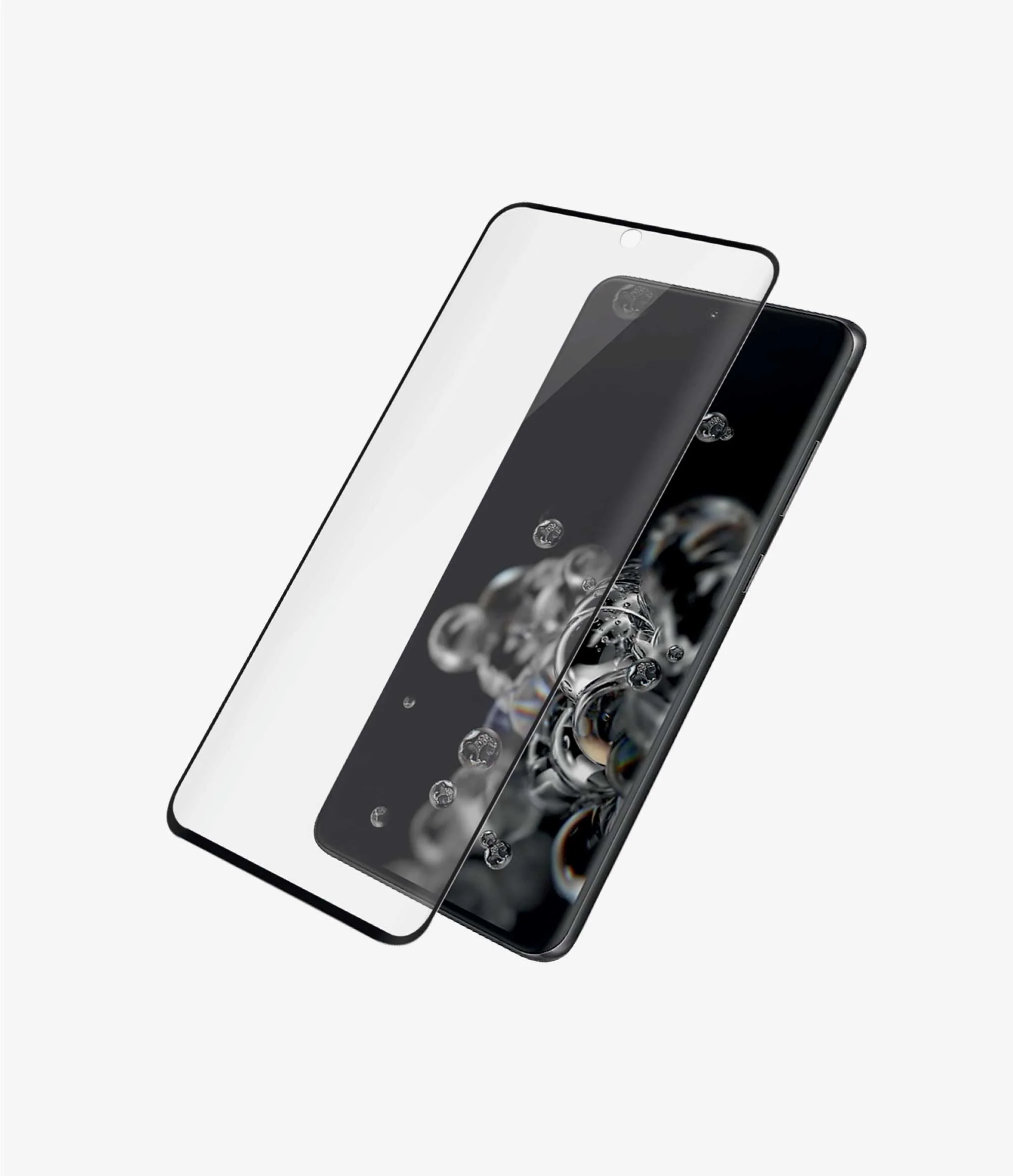 PanzerGlass Tempered Glass Samsung Galaxy S20 Ultra 6.9 inch - Black Frame - Image 3