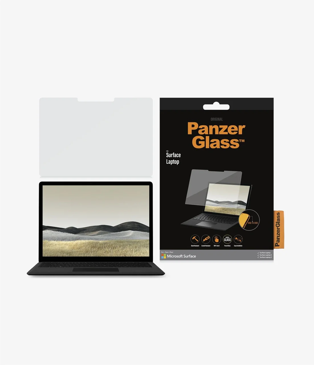 PanzerGlass Tempered Glass Screen Guard Surface Laptop 5 / 4 / 3 13.5 inch - Image 3